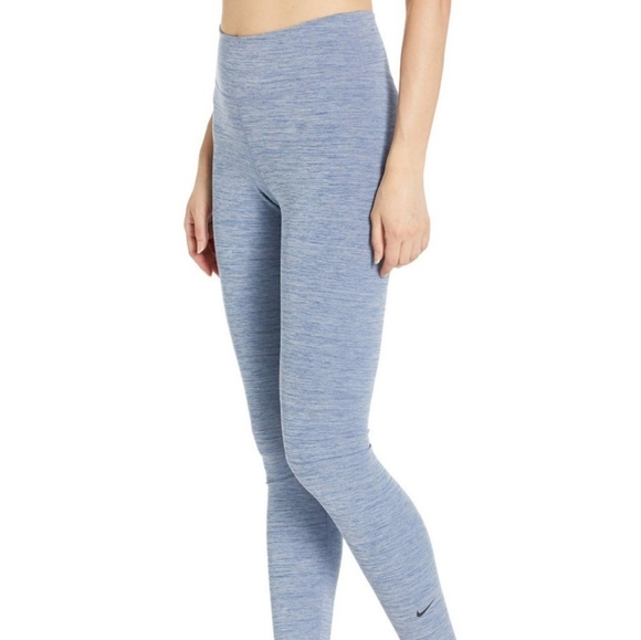 nike dri fit leggings blue